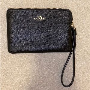Coach Black Wristlet